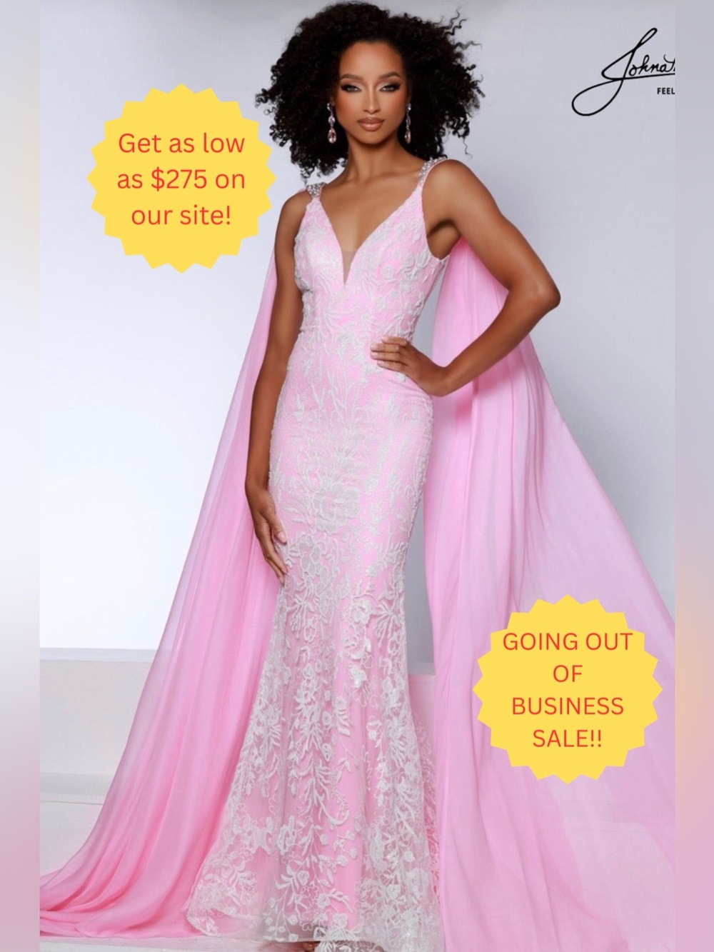 Johnathan Kayne 2826 Size 2 - Petal Pink